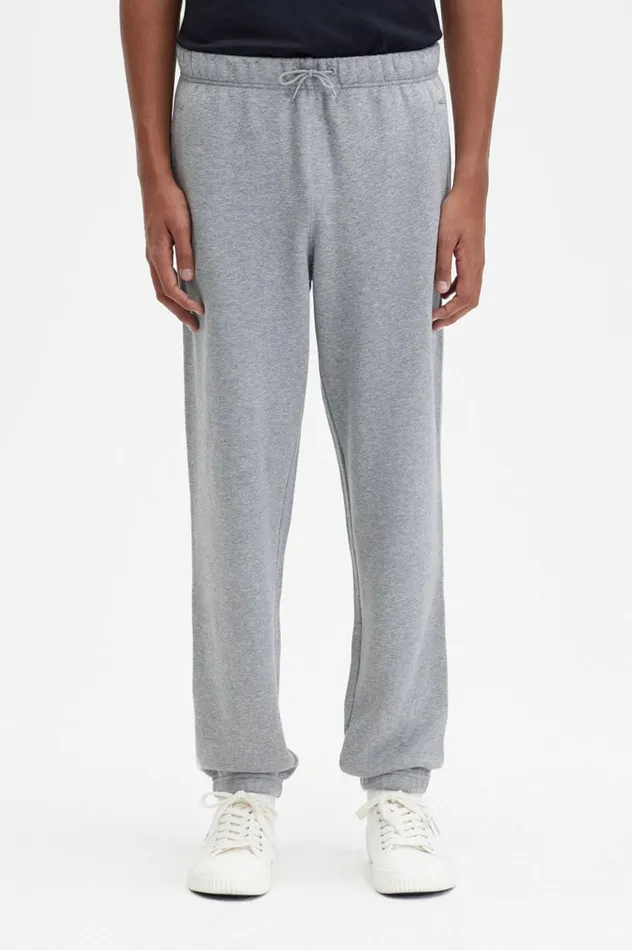 Men Loopback Sweat Pant Steel Marl Fred Perry Trousers