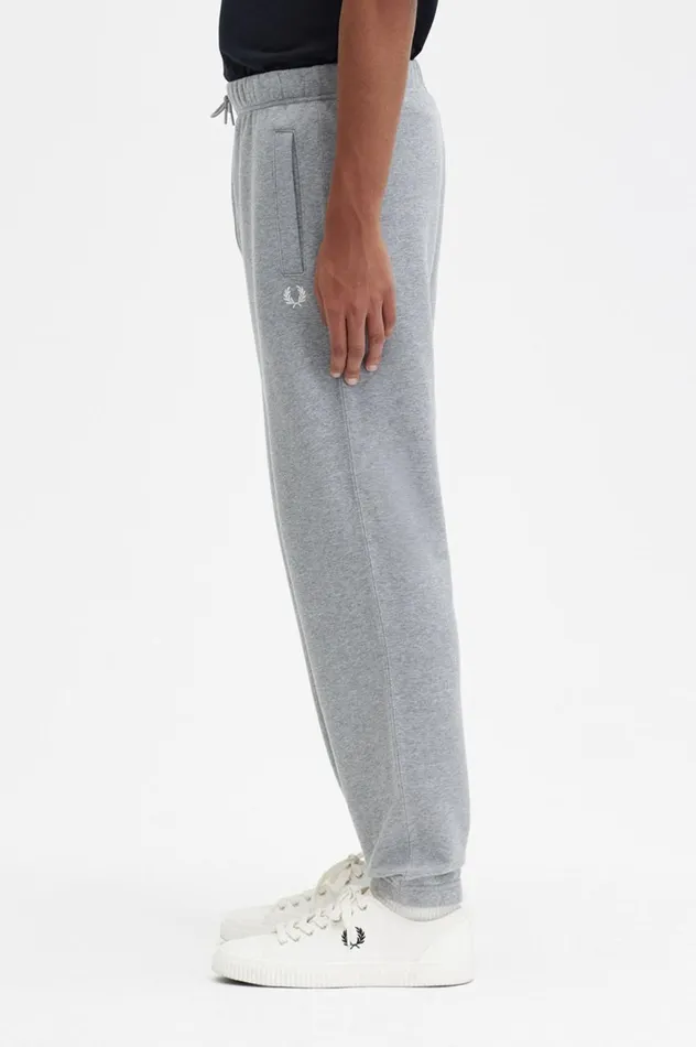 Men Loopback Sweat Pant Steel Marl Fred Perry Trousers