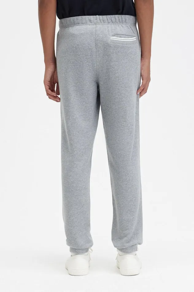 Men Loopback Sweat Pant Steel Marl Fred Perry Trousers