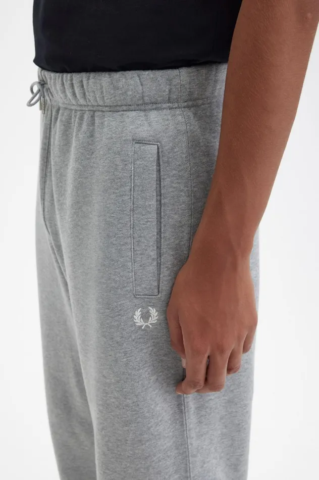Men Loopback Sweat Pant Steel Marl Fred Perry Trousers