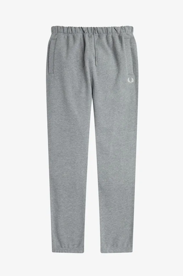 Men Loopback Sweat Pant Steel Marl Fred Perry Trousers