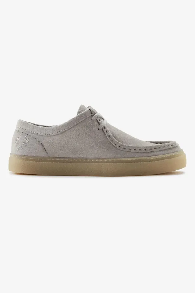 Men Low Dawson Light Oyster Fred Perry Shoes