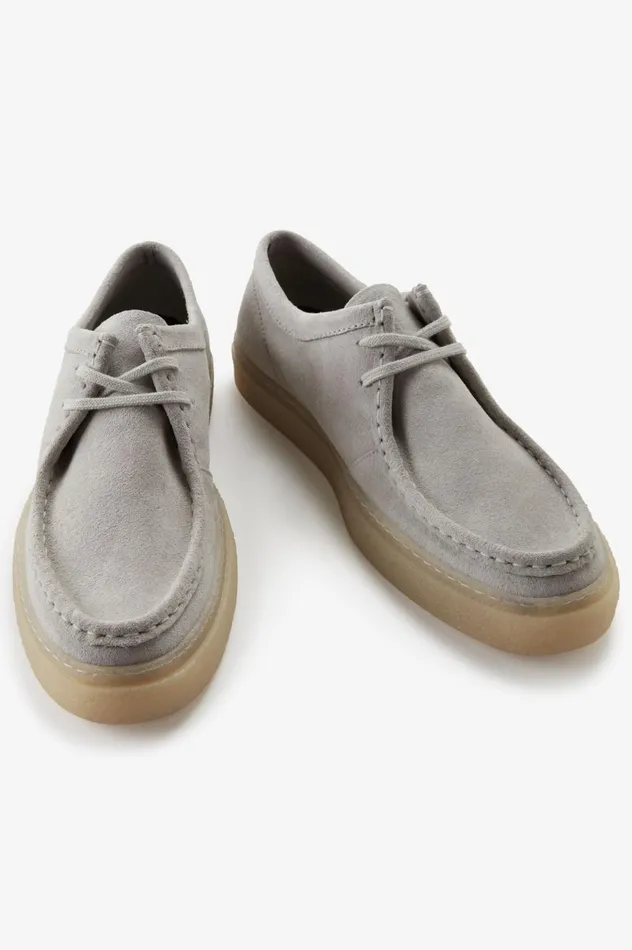 Men Low Dawson Light Oyster Fred Perry Shoes