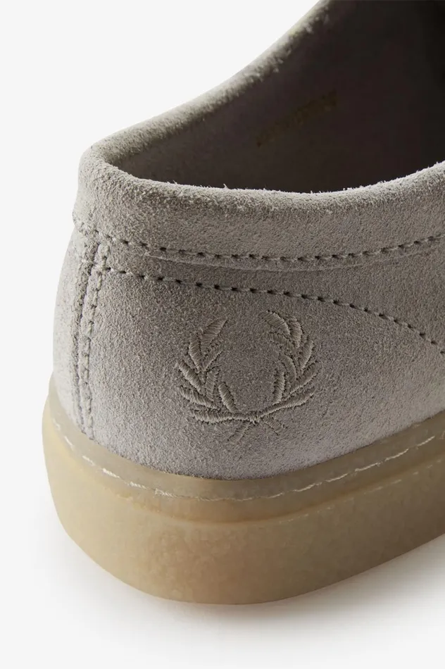 Men Low Dawson Light Oyster Fred Perry Shoes