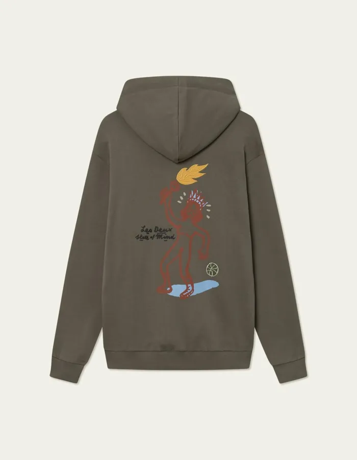 Men Luca Hoodie 8211 Bungee Cord Les Deux HoodiesSweatshirts