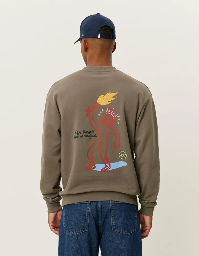 Men Luca Sweatshirt 8211 Bungee Cord Les Deux HoodiesSweatshirts