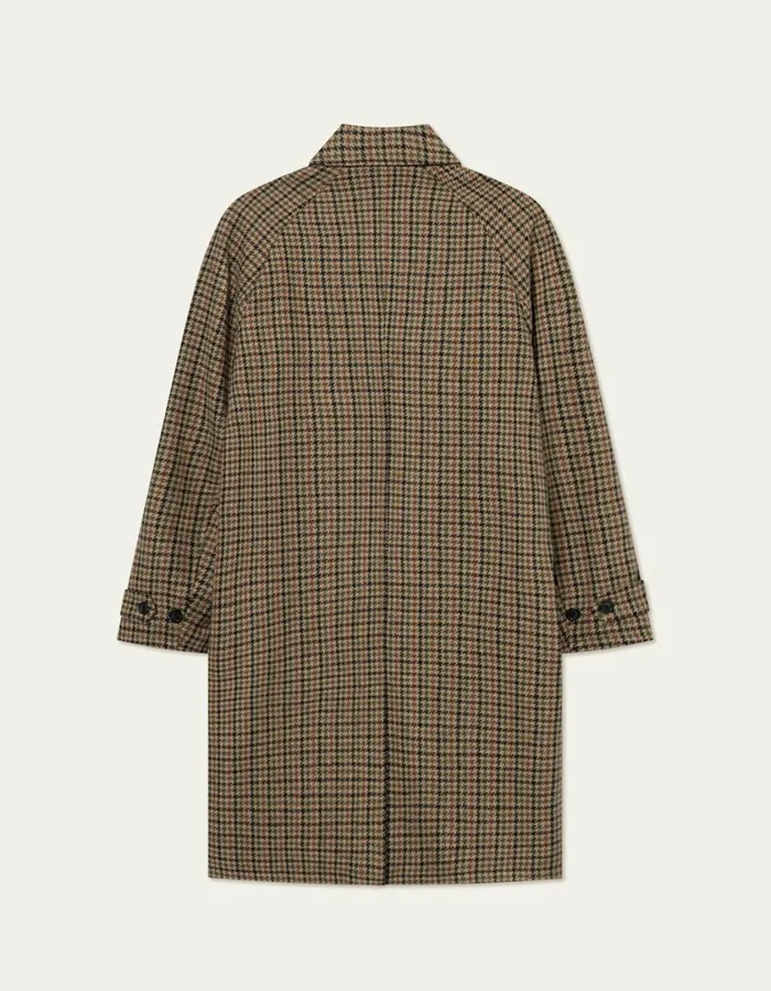Men Michael Houndstooth Wool Coat 30 8211 Warm SandBlack Les Deux JacketsCoats