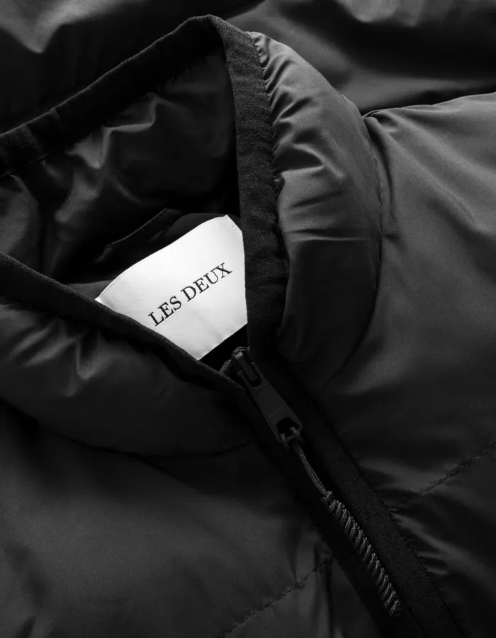 Men Newport Padded Jacket 8211 BlackBlack Les Deux JacketsCoats