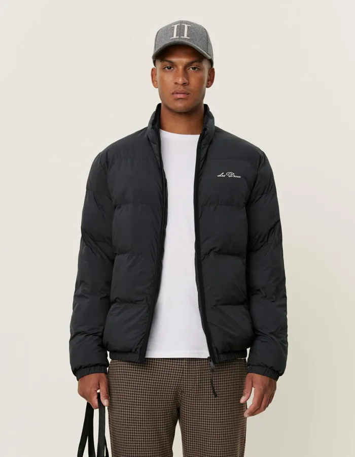 Men Newport Padded Jacket 8211 BlackBlack Les Deux JacketsCoats