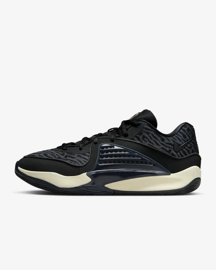 Men Nike All Shoes KD16 Blackdark Smoke Greycoconut Milkblack