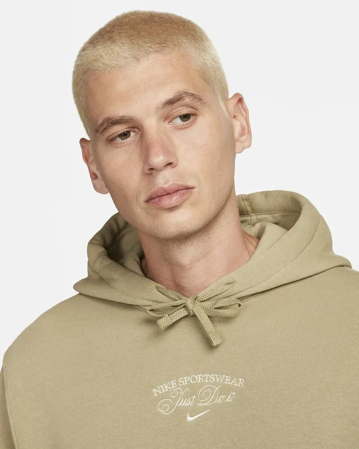 Men Nike Hoodies And Sweatshirts Sportswear Neutral Olive