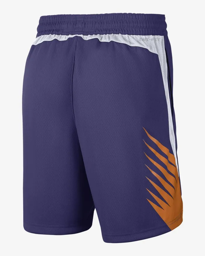 Men Nike Shorts Phoenix Suns Icon Edition New Orchidwhite