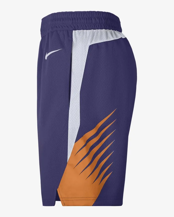 Men Nike Shorts Phoenix Suns Icon Edition New Orchidwhite