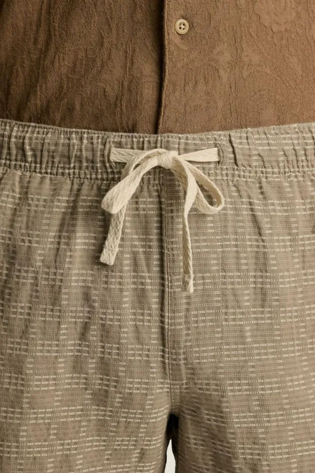 Men Nomad Short Tan Stripe Texture Bonobos Seasonal Pants