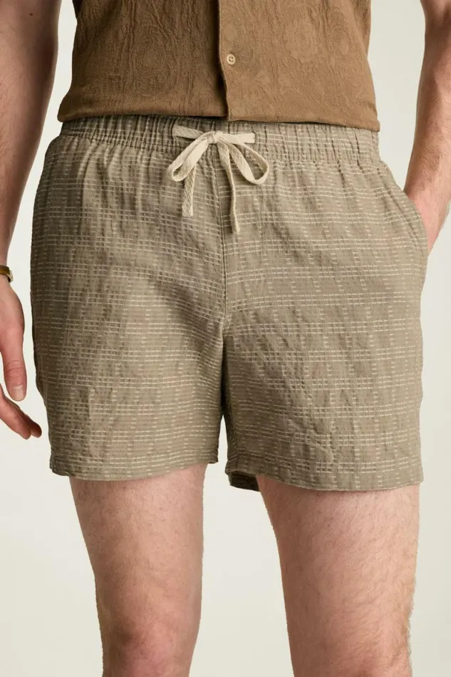 Men Nomad Short Tan Stripe Texture Bonobos Seasonal Pants