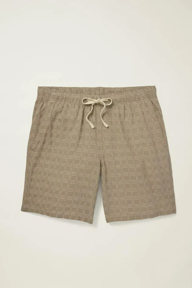 Men Nomad Short Tan Stripe Texture Bonobos Seasonal Pants