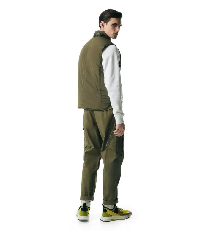Men Outerwear Tom Ford Micro Ottoman Quilted Lined Gilet Elm Men Outerwear Tom Ford Micro Ottoman Quilted Lined Gilet Elm