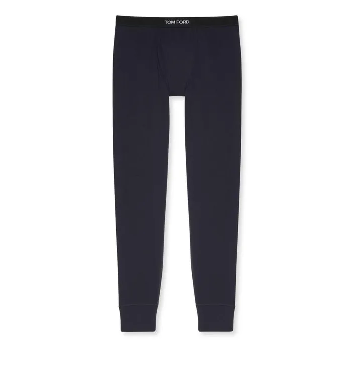 Men PAJAMA PANTS and LONG JOHNS Tom Ford Cotton Long Johns Ebony