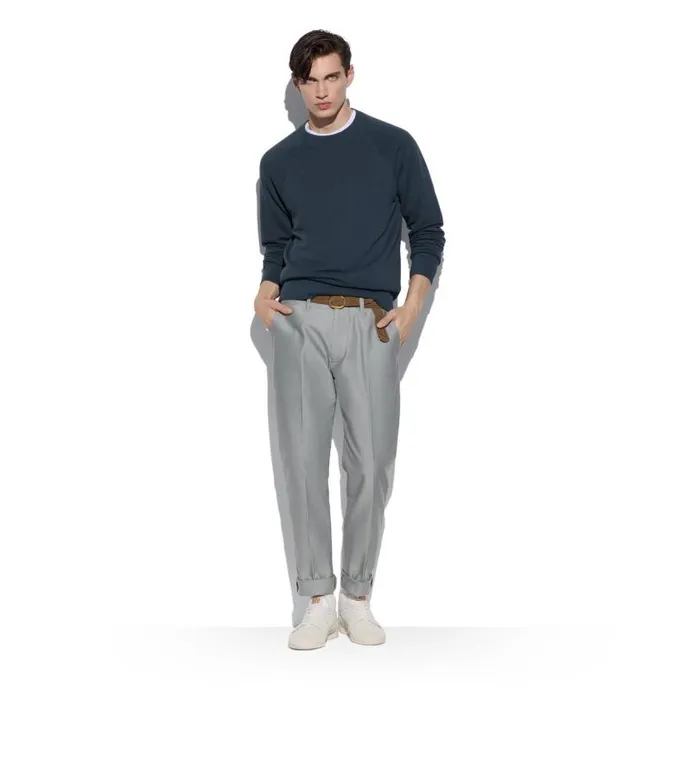 Men Pants and Shorts Tom Ford Military Cotton Chino Men Pants and Shorts Tom Ford Military Cotton Chino