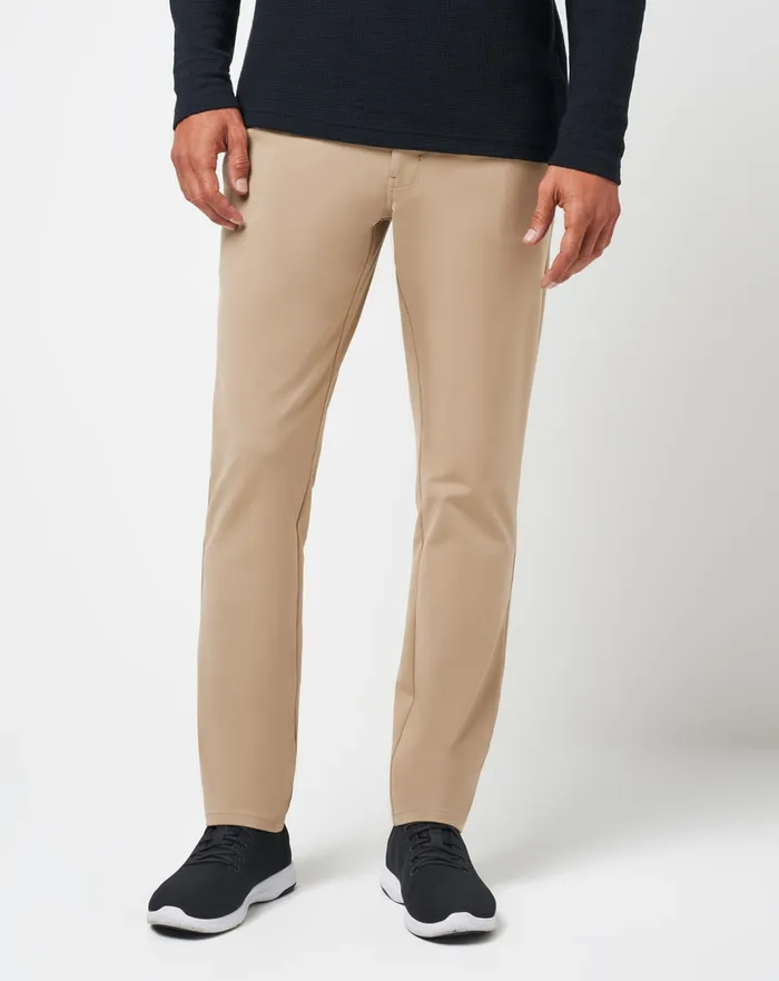 Men Pants TravisMathew LEGACY STRETCHKNIT PANT Khaki