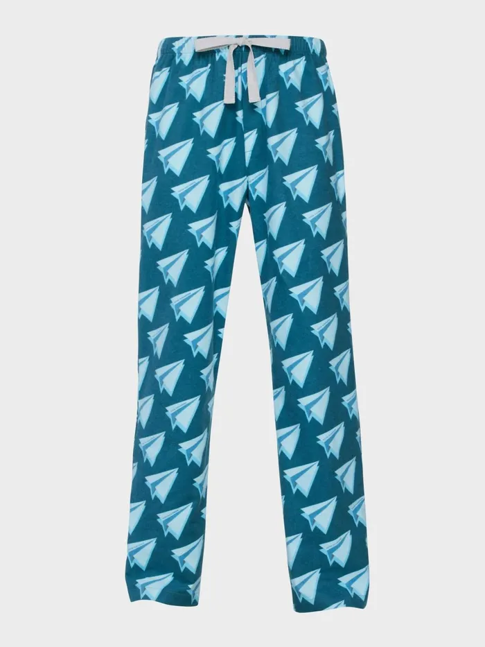 Men Paper Planes Flannelette Classic Pj Pant Multi Peter Alexander Pants