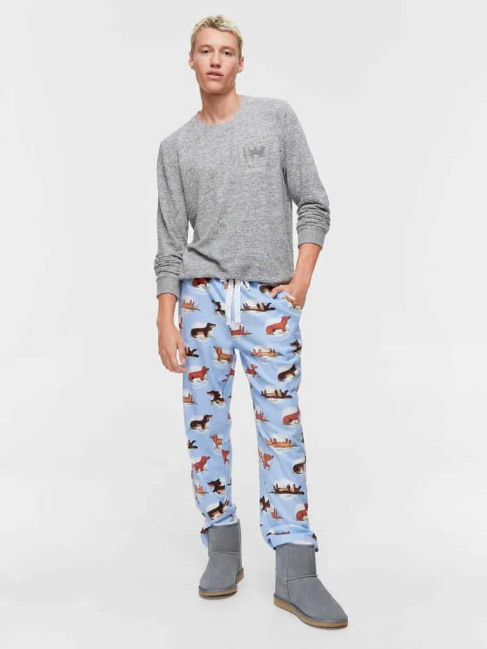 Men Penny Spot Flannelette Pj Pant Multi Peter Alexander Pants