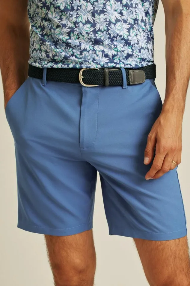 Men Performance Link Shorts Dutch Blue Bonobos Casual Shorts