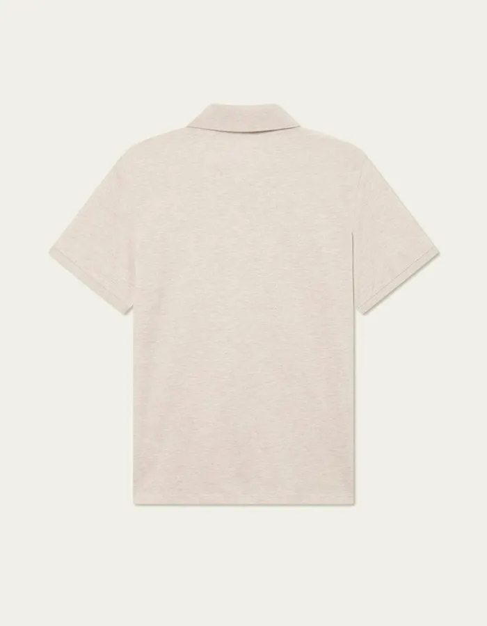 Men Piqu Polo 20 8211 Light Sand Melange Les Deux Tshirts