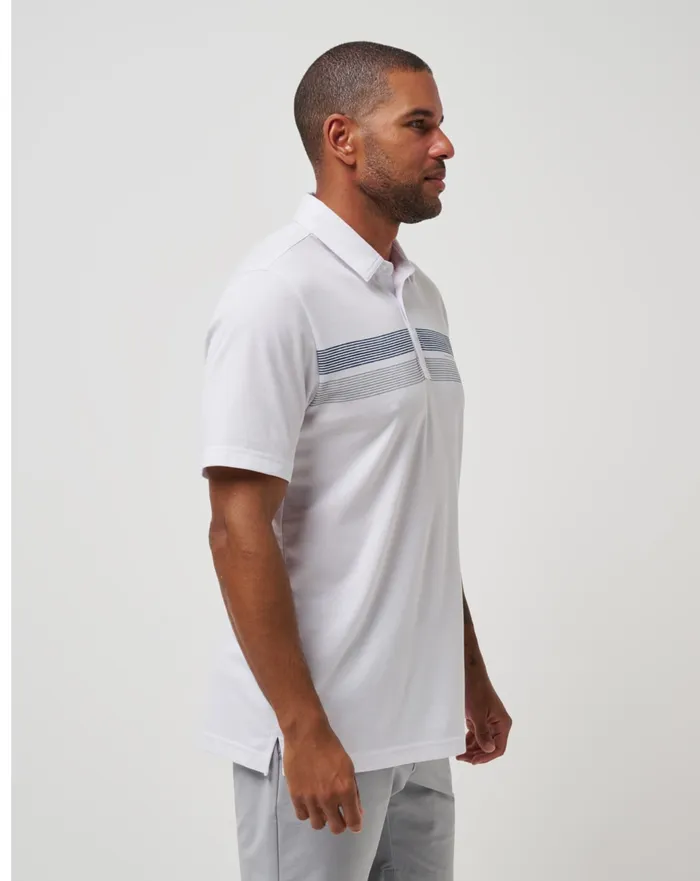 Men Polos TravisMathew ST LOUIS CARDINALS TOP RECRUIT POLO White