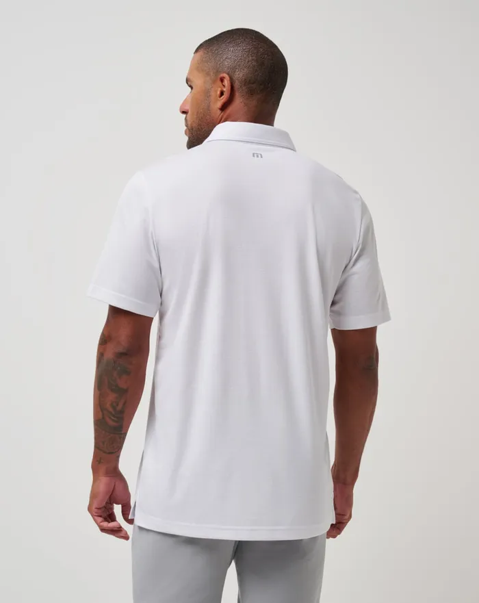 Men Polos TravisMathew ST LOUIS CARDINALS TOP RECRUIT POLO White