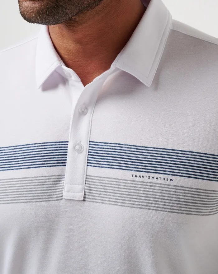 Men Polos TravisMathew ST LOUIS CARDINALS TOP RECRUIT POLO White