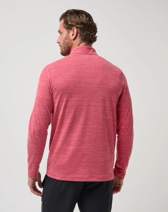 Men Quarter Zips TravisMathew THE HEATER QUARTER ZIP Heather Scooter