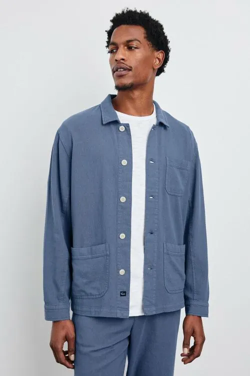 Men Rails Jackets and Coats Ambrose Jacket Washed Blue Men Rails Jackets and Coats Ambrose Jacket Washed Blue