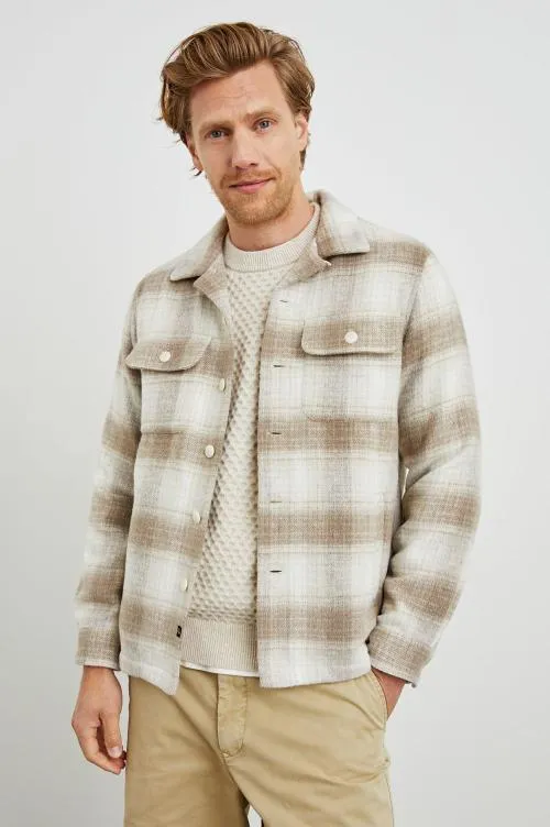 Men Rails Jackets and Coats Viggo Shirt Jacket Lions Mane