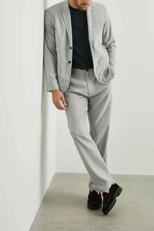 Men Rails Pants Marcellus Pant Soft Grey Melange Men Rails Pants Marcellus Pant Soft Grey Melange
