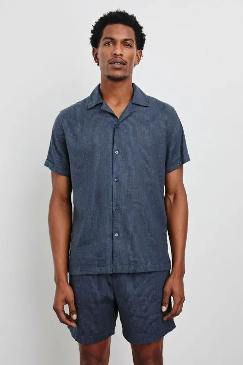 Men Rails Shirts Atlas Shirt Navy Cedar Vertical Men Rails Shirts Atlas Shirt Navy Cedar Vertical