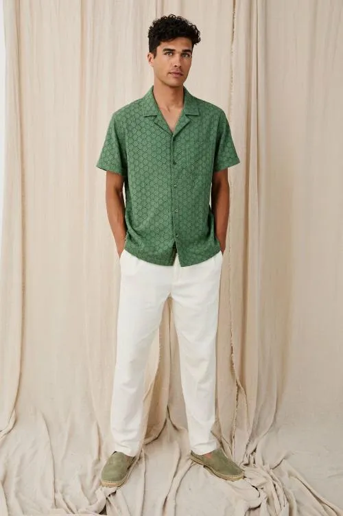 Men Rails Shirts Tyler Shirt Green Dots Men Rails Shirts Tyler Shirt Green Dots