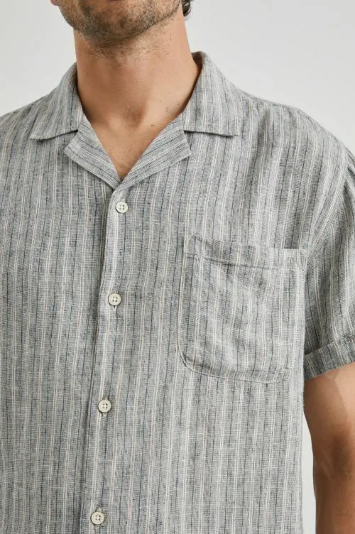 Men Rails Shirts Waimea Shirt Quino Navy Stripe Men Rails Shirts Waimea Shirt Quino Navy Stripe