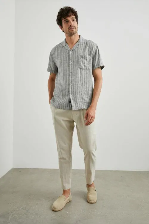 Men Rails Shirts Waimea Shirt Quino Navy Stripe Men Rails Shirts Waimea Shirt Quino Navy Stripe