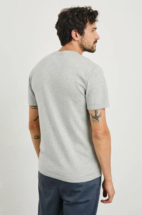 Men Rails TShirts and Polos Mason Cotton Cashmere Tshirt Heather Grey Men Rails TShirts and Polos Mason Cotton Cashmere Tshirt Heather Grey