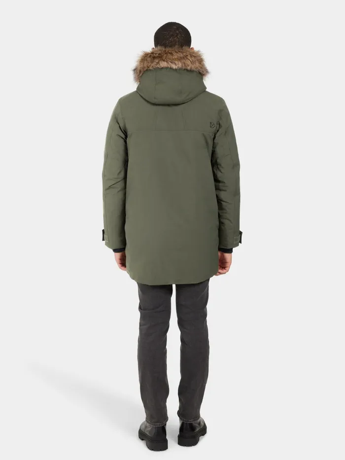 Men Rick Parka Deep Green Didriksons Autumn Jackets