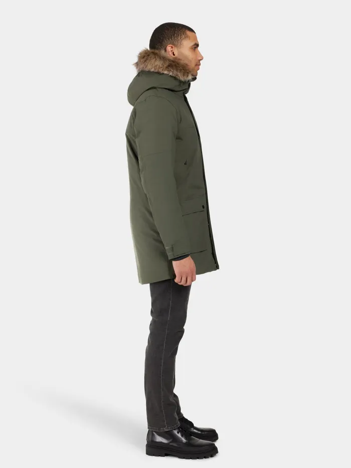 Men Rick Parka Deep Green Didriksons Autumn Jackets