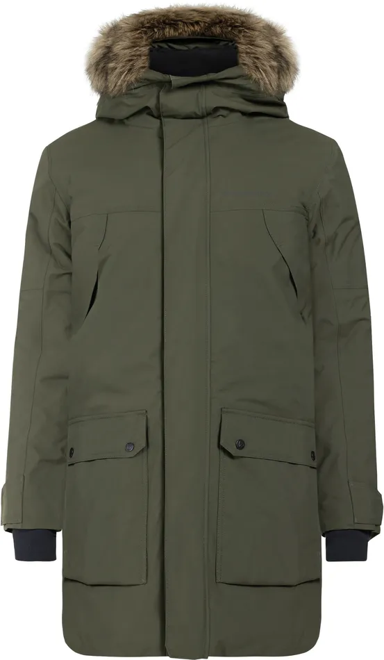 Men Rick Parka Deep Green Didriksons Autumn Jackets