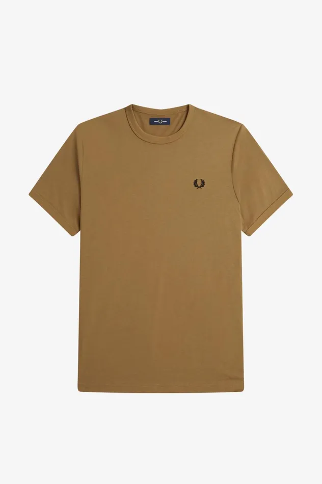 Men Ringer TShirt Shaded Stone Fred Perry TShirts