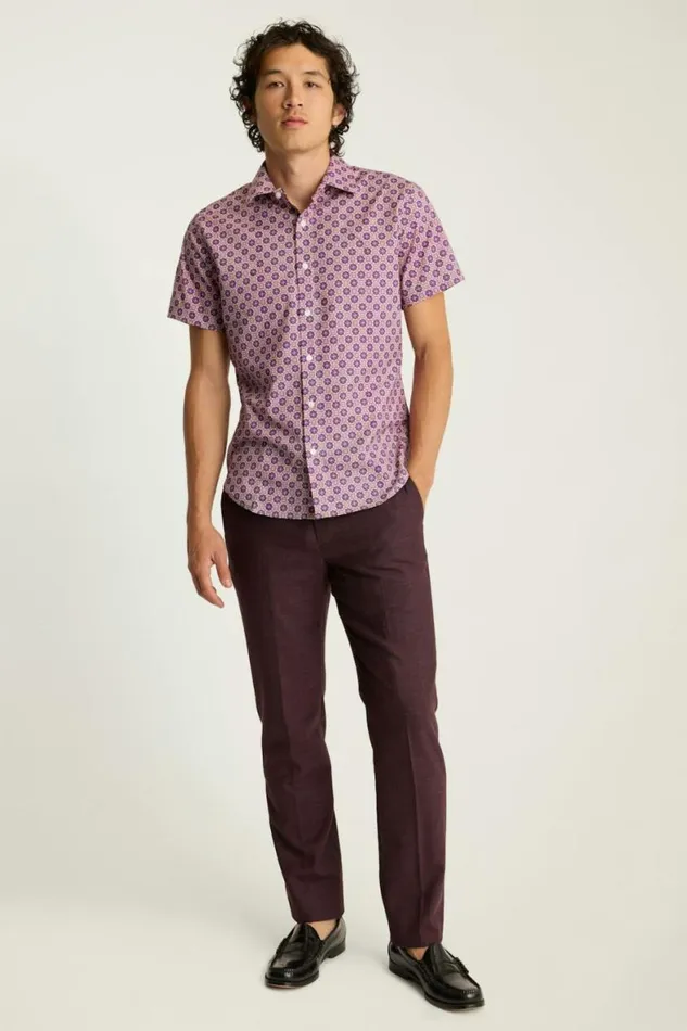 Men Riviera Short Sleeve Shirt Navy Pink Tile Geo Bonobos Short Sleeve Shirts Men Riviera Short Sleeve Shirt Navy Pink Tile Geo Bonobos Short Sleeve Shirts