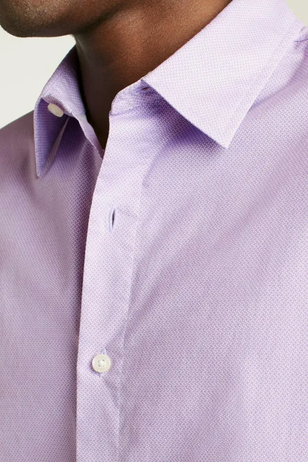 Men Riviera Short Sleeve Shirt Purple Micro Geo Bonobos Short Sleeve Shirts