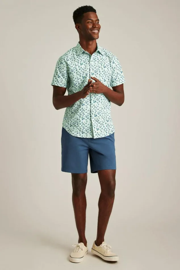 Men Riviera Short Sleeve Shirt Sage Green Parker Floral Bonobos Short Sleeve Shirts Men Riviera Short Sleeve Shirt Sage Green Parker Floral Bonobos Short Sleeve Shirts