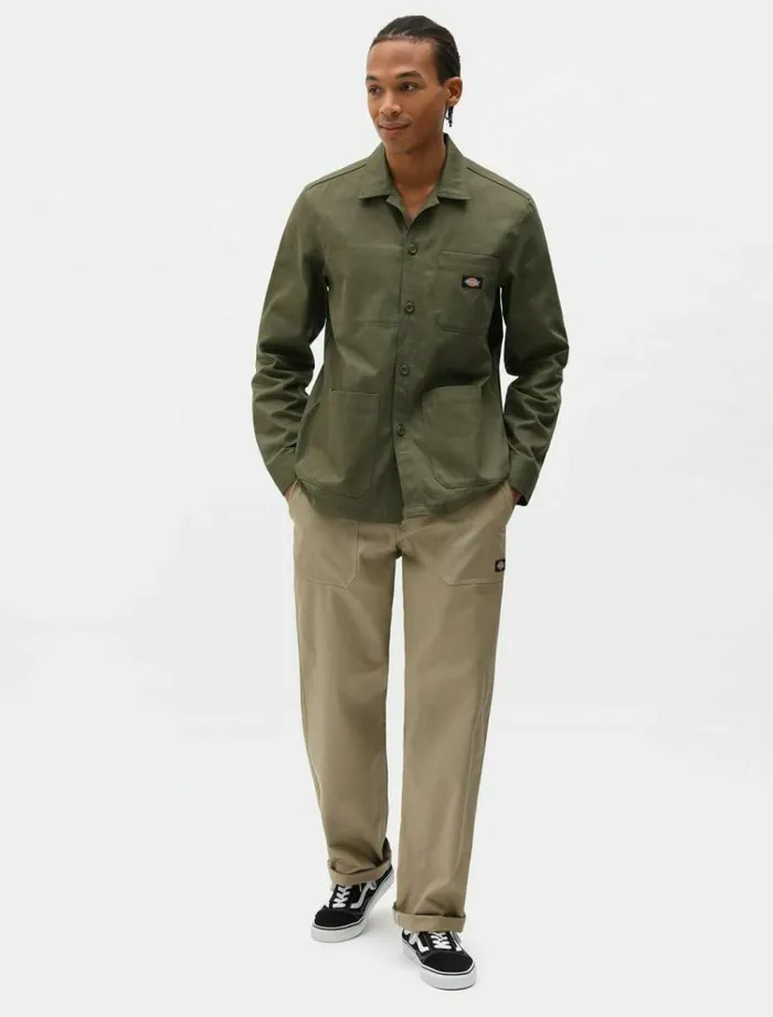 Men Shirts Dickies Funkley Shirt Military Green