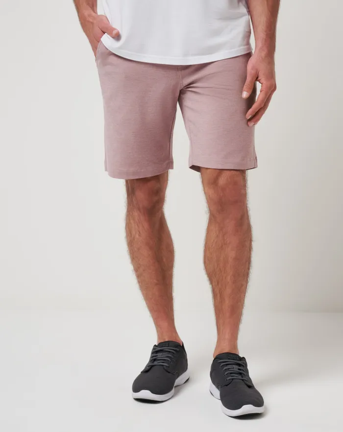 Men Shorts TravisMathew ADIRONDACK SHORT 9IN Heather Roan Rouge