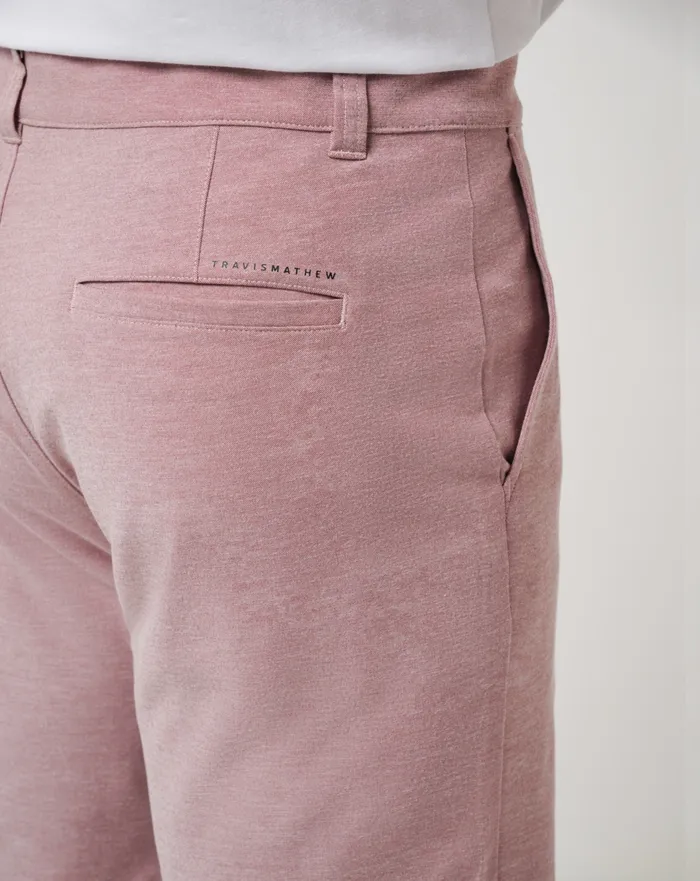 Men Shorts TravisMathew ADIRONDACK SHORT 9IN Heather Roan Rouge